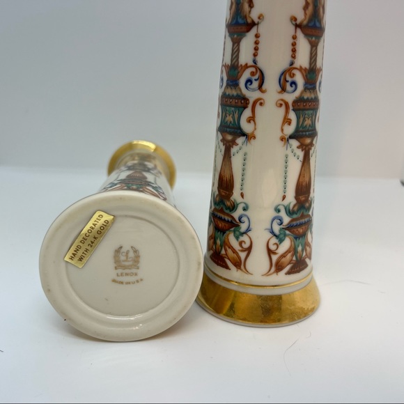 LENOX VINTAGE- Salt/Pepper 24ktGold - Picture 3 of 5